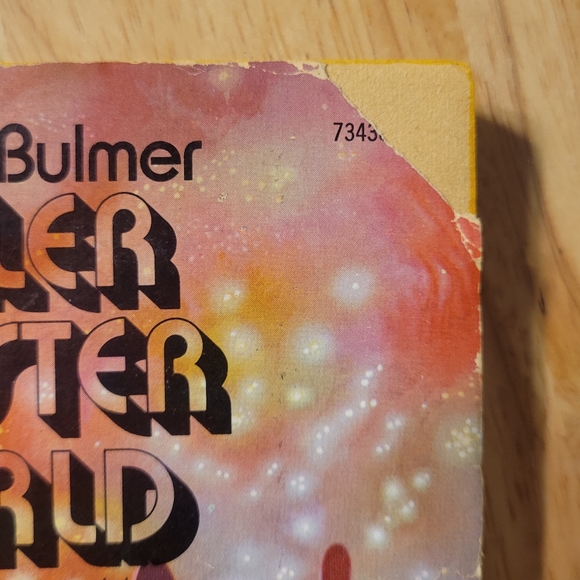 Vintage SCI-Fi Roller Coaster World by Kenneth Bulmer PB 1st Ace 1972 - Picture 3 of 10
